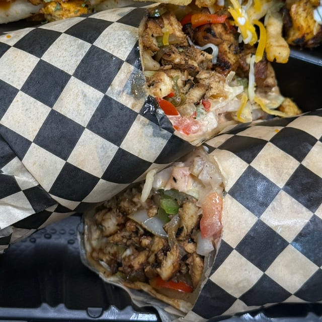 Beef Wrap Meal.